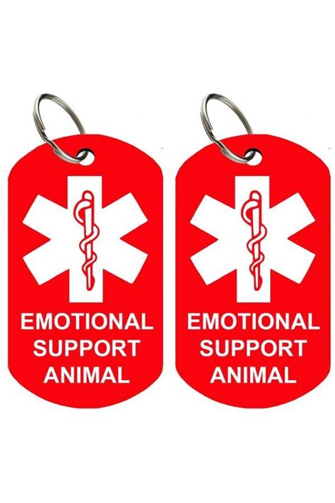 Free Printable Emotional Support Dog Tags